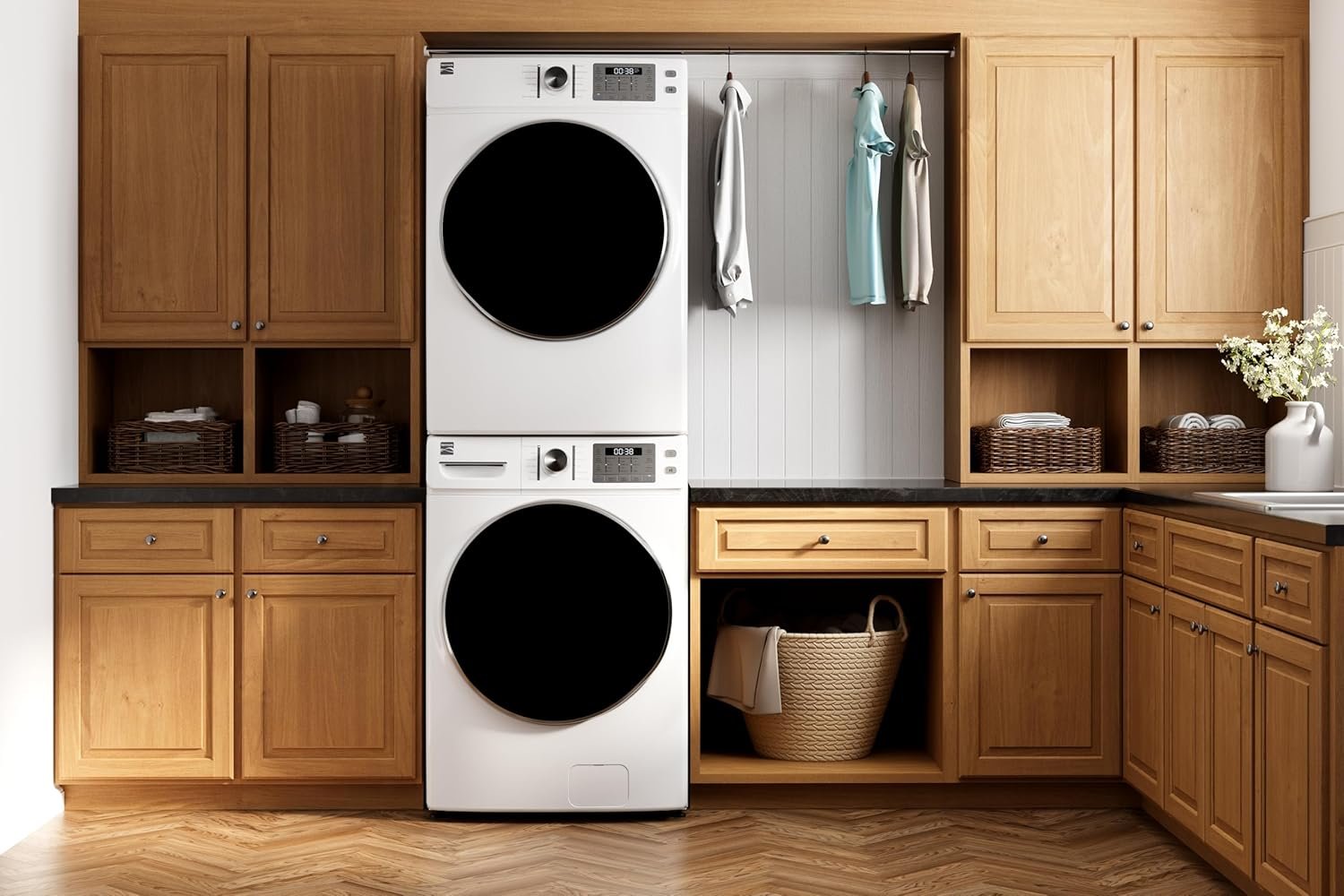 Kenmore 2692272 Front Load Steam, Wrinkle Guard, Energy Saver, Smart Sensor Drying System, 8.0 cu. ft. Total Capacity Gas Dryer, White - Image 2