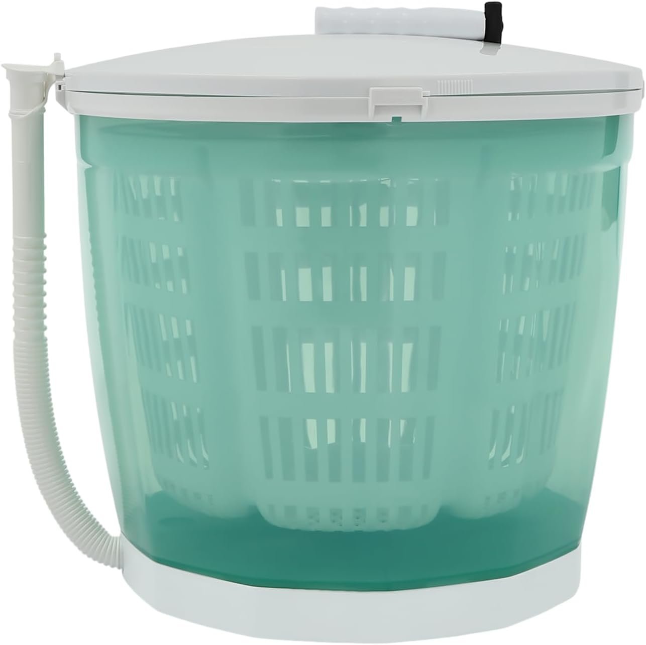 Mini Portable Washing Machine, 2 in 1 Manual Non-Electric Washing Machine, Clothes Spin Dryer, Mini Traveling Outdoor Washing Machine, Compact Washer Spin Dryer (Green)