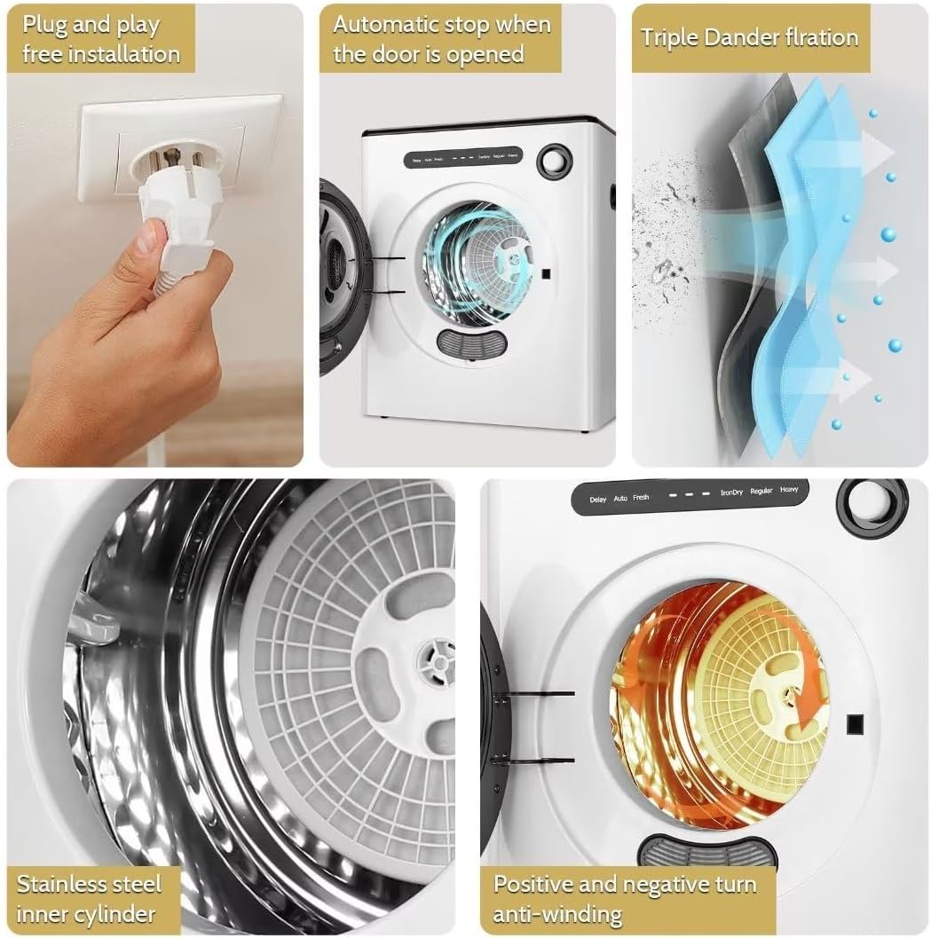 DS-04-WHITE Dryer, White - Image 7