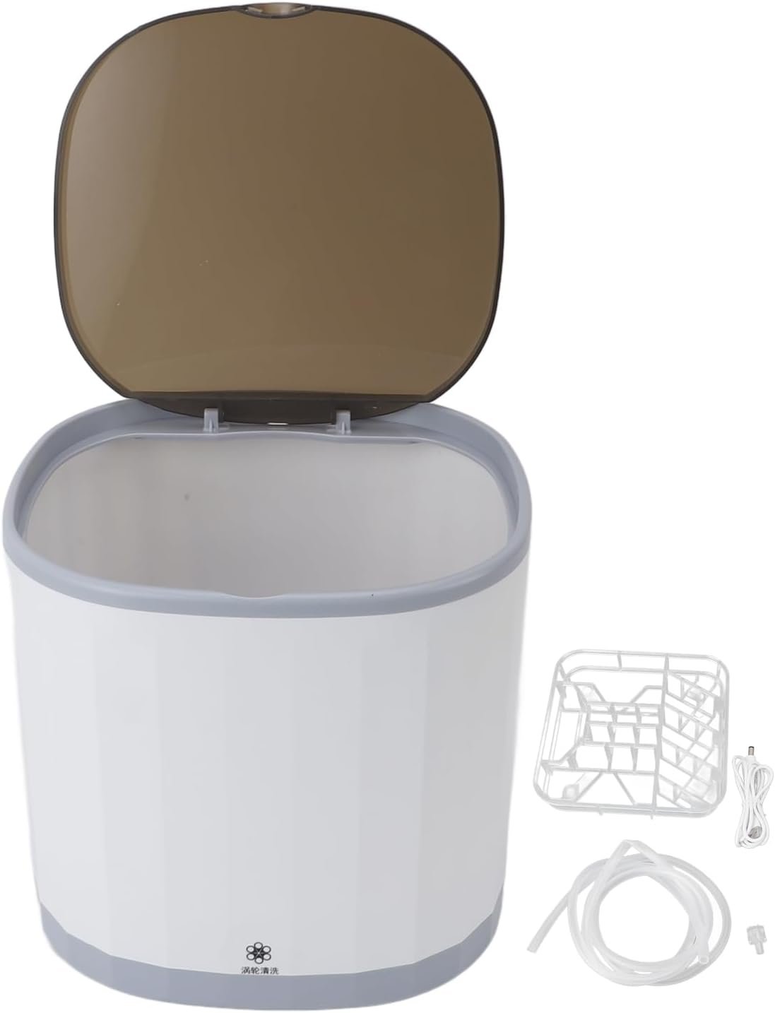 Mini Dishwasher,Portable Fully Automatic 360 Degree Omni Directional 4L USB Rechargeable Dish Tea Cup Washing Machine for Home Use - Image 4