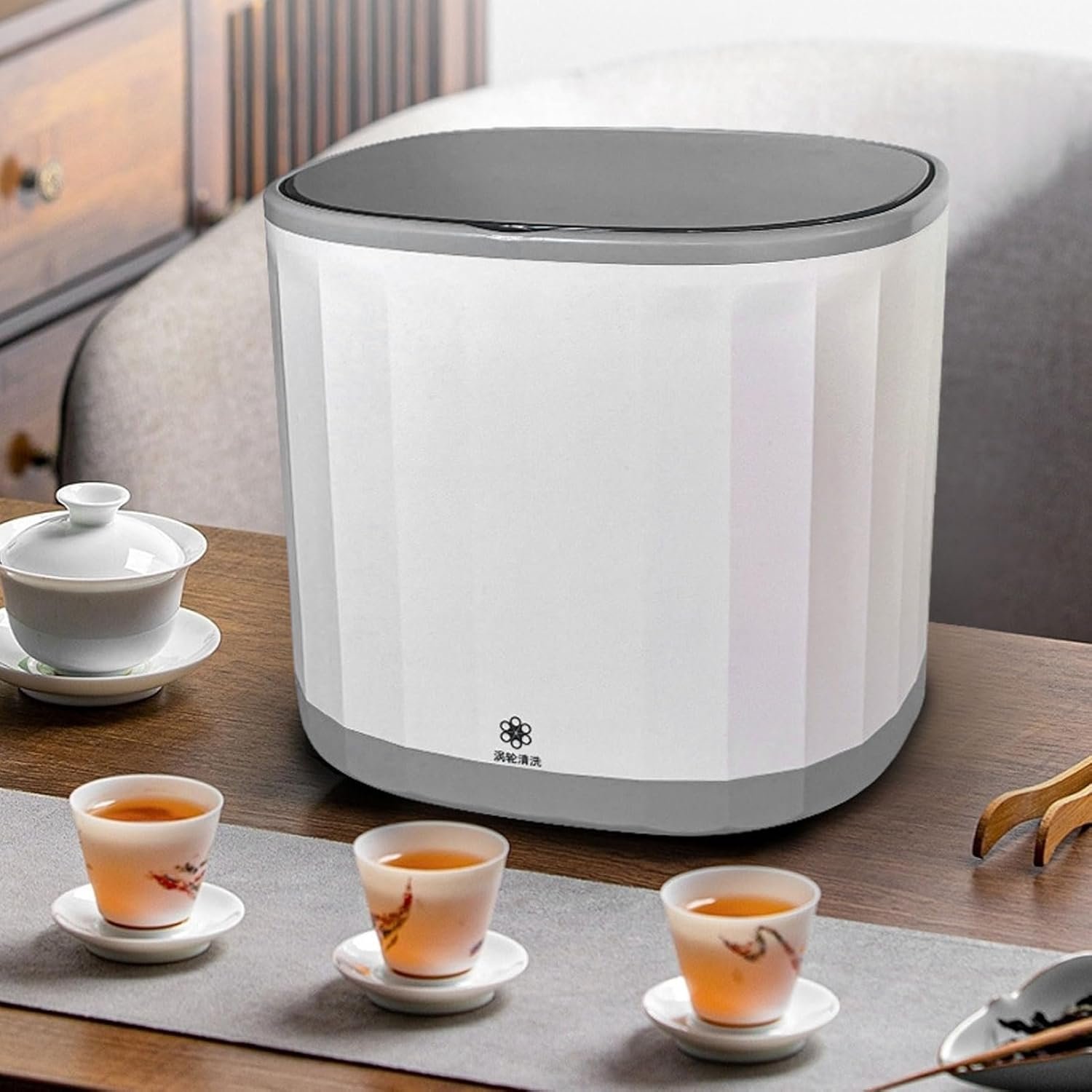 Mini Dishwasher,Portable Fully Automatic 360 Degree Omni Directional 4L USB Rechargeable Dish Tea Cup Washing Machine for Home Use - Image 7