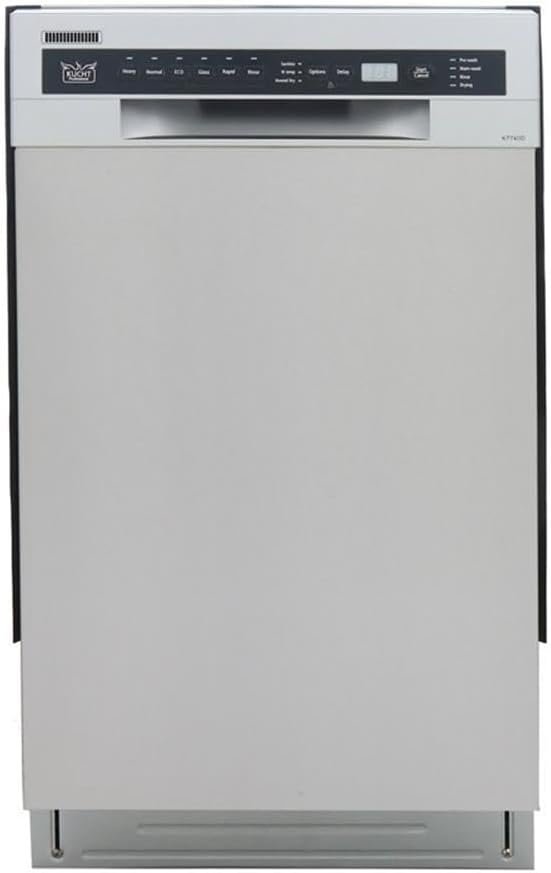 Kucht K7740D Professional 18" Front Control Dishwasher, Stainless Steel - Image 7