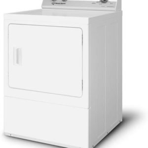 Speed Queen DC5003WE 27" Electric Dryer with 7 cu. ft. Capacity, Galvanized Cylinder, Reversible Door, 220 CFM Exhaust Fan, in White