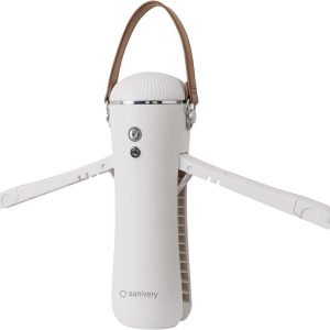 Electric Portable Dryer for Clothes - Mini Clothes Dryer with Shoe Drying Attachment, Foldable Drying Rack, Super-Quiet Motor, Timers Automatically Shutdown - Compact Travel Dryers