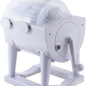 Mini Manual Washing Machine Non-electric Dryer, Portable Clothes Underwear Sock Washer Compact Hand Powered Laundry Spinner, with Spin Dry and Drainage Pipe, For RV's/Camping/Traveling/Emergency