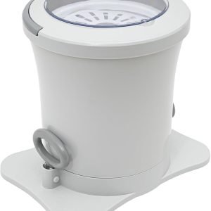 Mini Manual Washing Machine, 2 In 1 Manual Non Electric Washing Machine and Clothes Spin Dryer, 2.4Gal Mini Washing Machine Can be Used In Flats, Motels And Dormitories (White)