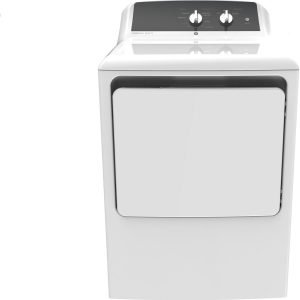 GE GTX52EASPWB 6.2 cu. ft. Capacity aluminized alloy drum Electric Dryer