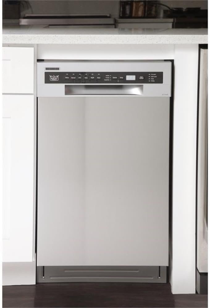 Kucht K7740D Professional 18" Front Control Dishwasher, Stainless Steel - Image 2