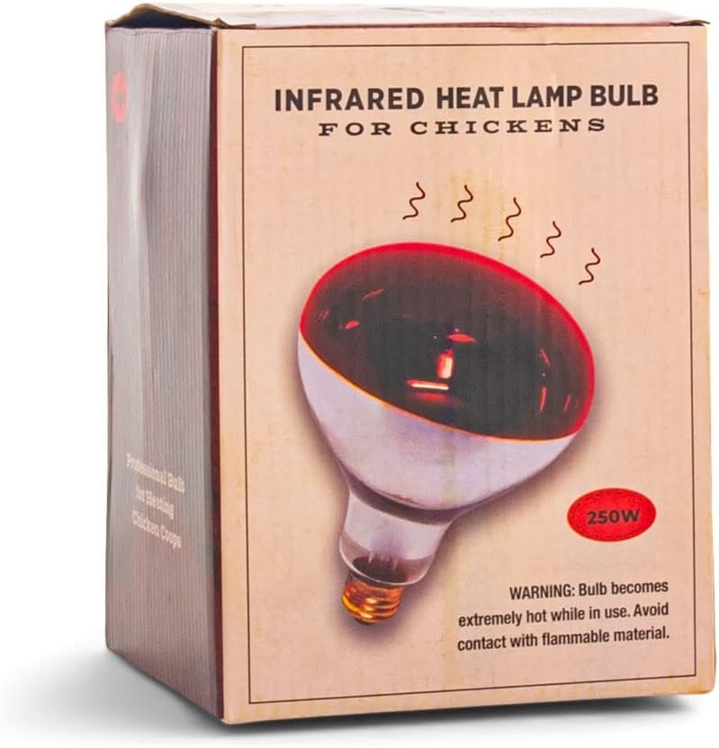 Fluker's Culinary Coop Infrared Heat Lamp for Chicken Coop or Outdoor Animals, 250 Watt - Image 4