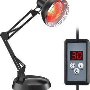 Infrared Light Heat Lamp, Near Infrared Light Therapy Lamp for Body Muscle Joint Pain Relieve 150W Infrared Lamp Portable Standing Light Therapy Device