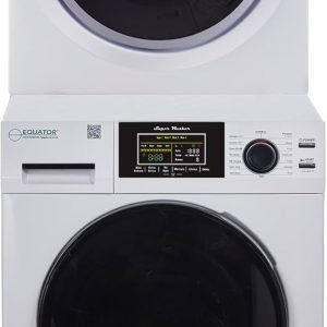 Equator ECONOMY STACKABLE 13 lbs Washer + Compact Vented Sensor Dryer 3.5cf 110V