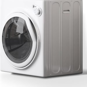 Portable Clothes Dryer,13LBS Dryer with Stainless Steel Tub,110V Electric Portable Clothes Dryer and 4 Mechanical Control,Timer (White)