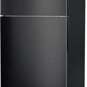 BLACK+DECKER 16.4 Cu. Ft. Top Mount Refrigerator with Freezer, 2 Door Refrigerator with Top Freezer and Separate Temperature Controls, Auto Defrost, Full Size Kitchen Refrigerator, BR1640KB, Black