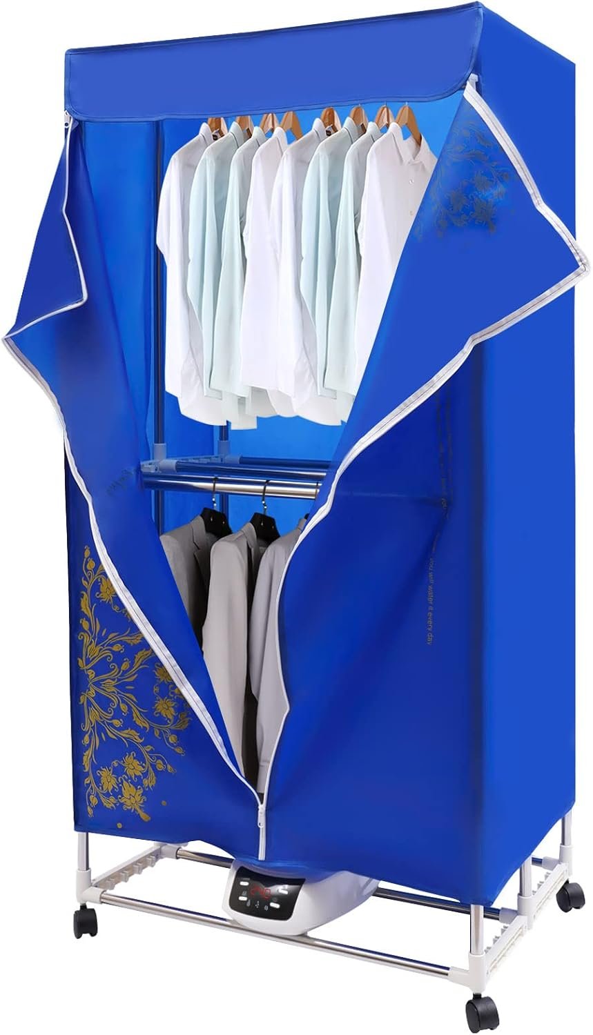 Portable Clothes Dryer, Electric Clothes Dryer Portable For Apartment Clothes Dryer Travel Dryer Machine Quick and Easy to Use Small/Compact Dryer Machine for Apartments, RV, Laundry - Image 7