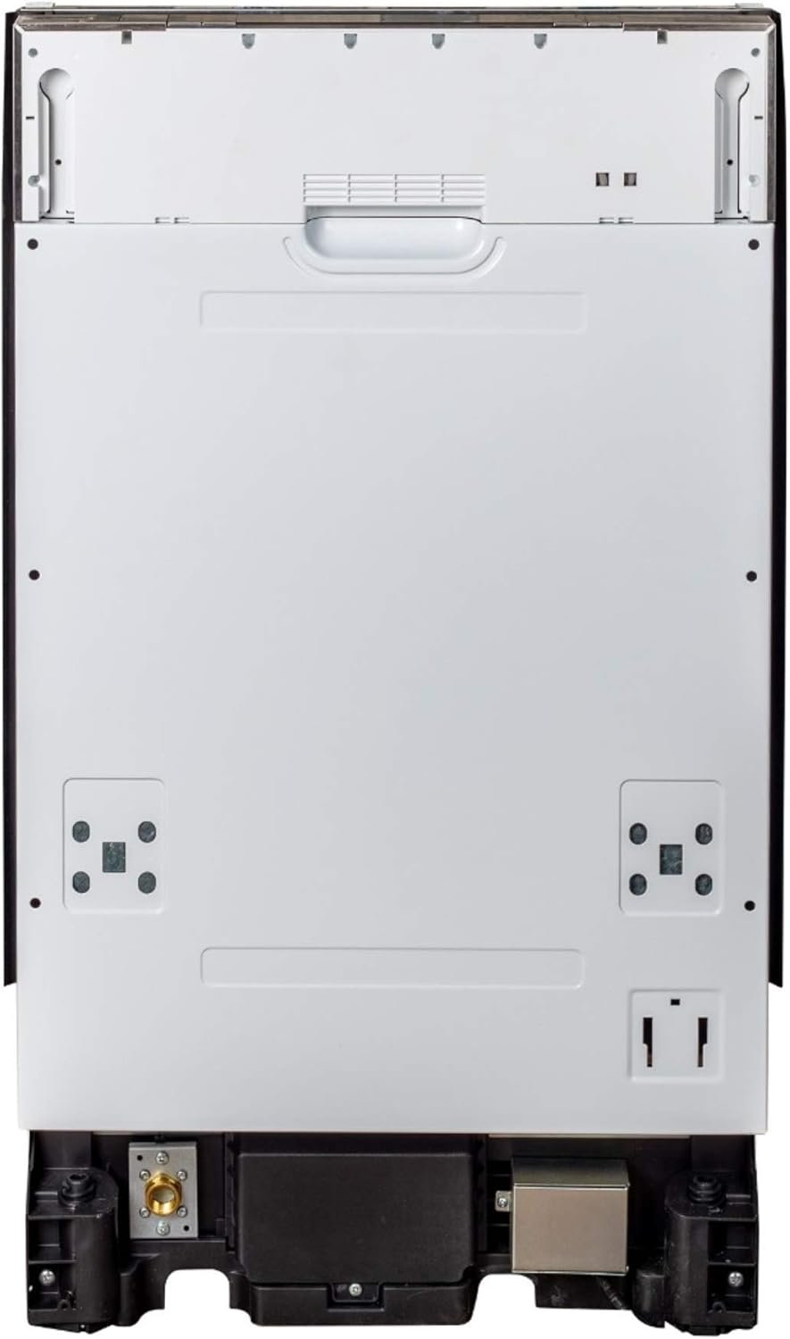 ZLINE 18 in. Top Control Dishwasher in Custom Panel Ready with Stainless Steel Tub - Image 2