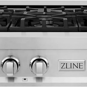 ZLINE 36 in. Legacy Gas Rangetop with 6 Burners and Porcelain Cooktop in Stainless Steel (RT36)