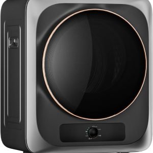 Portable Clothes Dryer, 110V Electric Compact Laundry Dryer with Stainless Steel Tub for Apartments, Dorms, RVs (Grey)