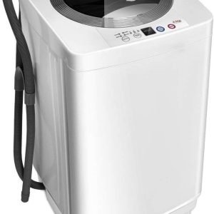Giantex Portable Washing Machine, Full Automatic Washer and Dryer Combo, with Built-in Pump Drain 8 LBS Capacity Compact Laundry Washer Spin Dryer for Apartment RV Dorm