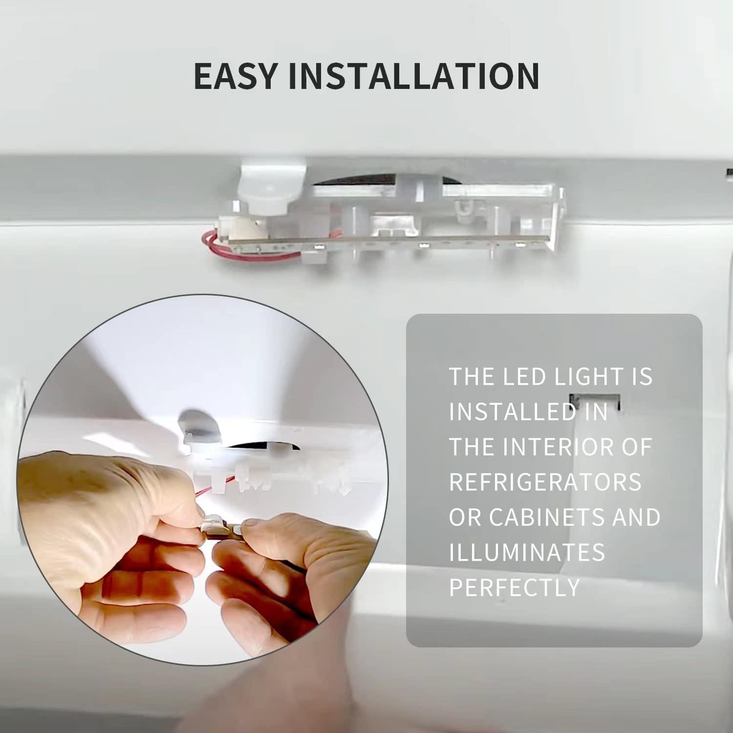 WR55X26671 PS11767930 AP6035586 GE Refrigerator Light Board (2) - Image 2