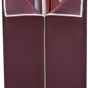 CNCEST Clothes Dryer, Portable Travel Mini Dryer Machine PTC 5-layer Heating, 0-240min Drying Touch screen control Electric Dryer for Apartments Homes, Dormitories, Caravans, Wine Red