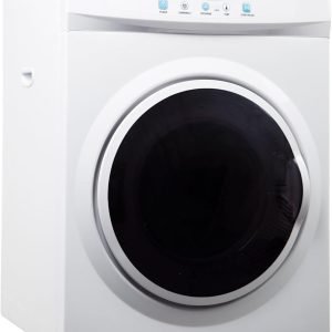 Magic Chef Compact Laundry Dryer Machine, Portable Dryer for Small Spaces, 3.5 Cubic Feet, White