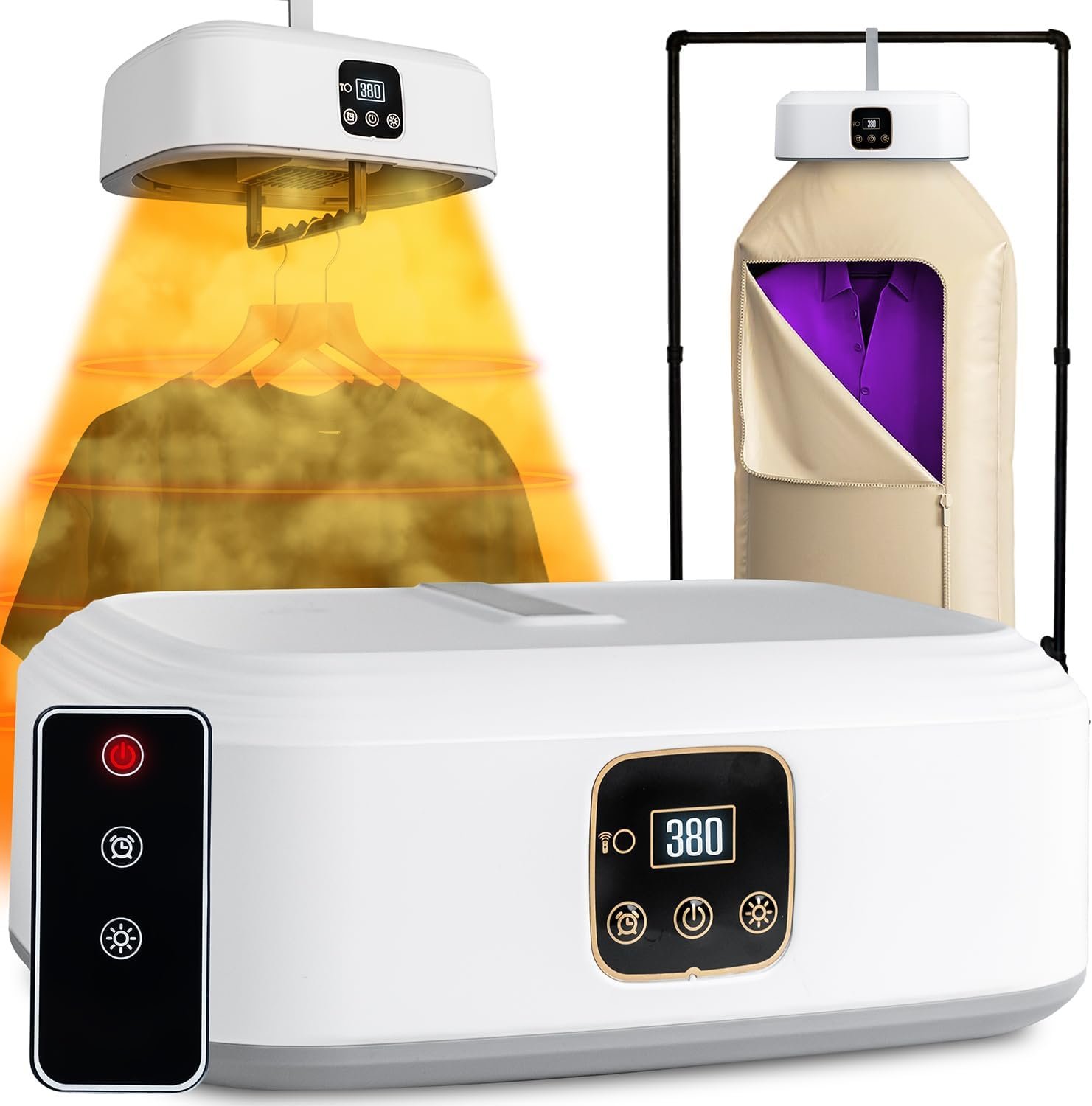 Portable Clothes Dryer – Compact, Foldable, Energy-Efficient Laundry Drying Machine for Apartments, Travel, Small Spaces, Hotels, RVs, Dorm Rooms, and Mini Secadoras de Ropa