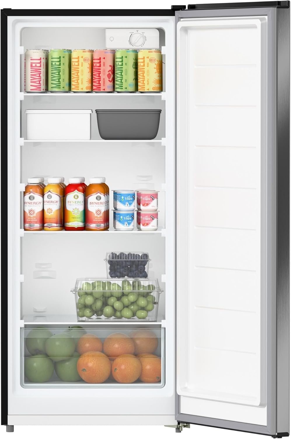 KoolMore KM-RUF-7S-SS 7 cu. ft. Convertible Garage Ready Upright Freezer/Refrigerator in Stainless Steel - Image 2