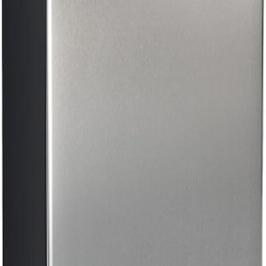 Igloo 3.2 Cu.Ft. Single Door Compact Refrigerator with Freezer - Slide Out Glass Shelf, Perfect for Homes, Offices, Dorms - Platinum