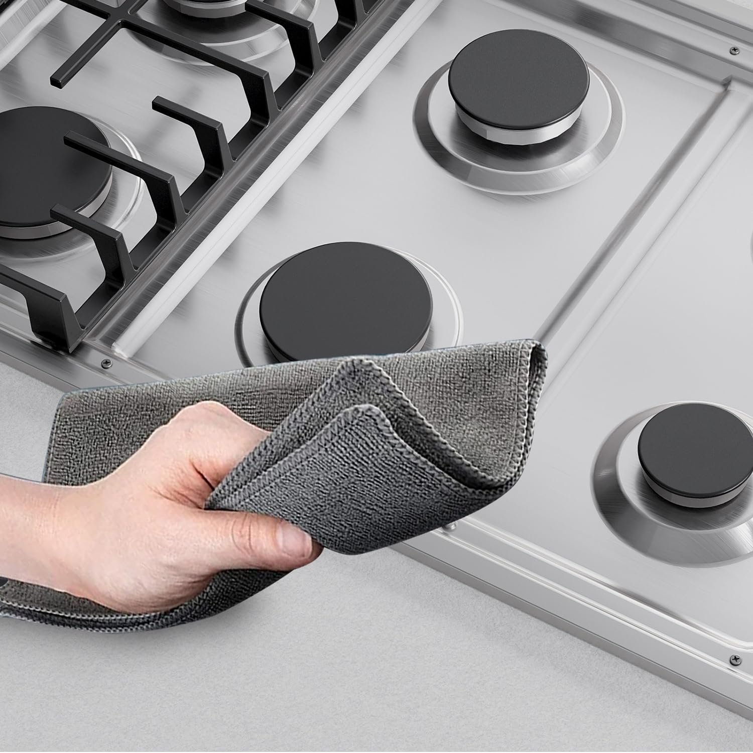 Empava 36 Inch Gas Stove Cooktop with 6 Sealed Burner NG/LPG Convertible in Stainless Steel, Fivе Расk - Image 8