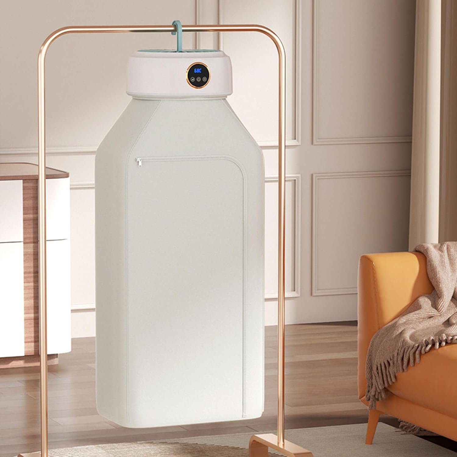 Portable Clothes Dryer - Foldable Mini Laundry Dryers with Dry Bag, Quick Drying Compact Electric Clothes Drying Machine for Travel, RV, Home (US Plug) - Image 2