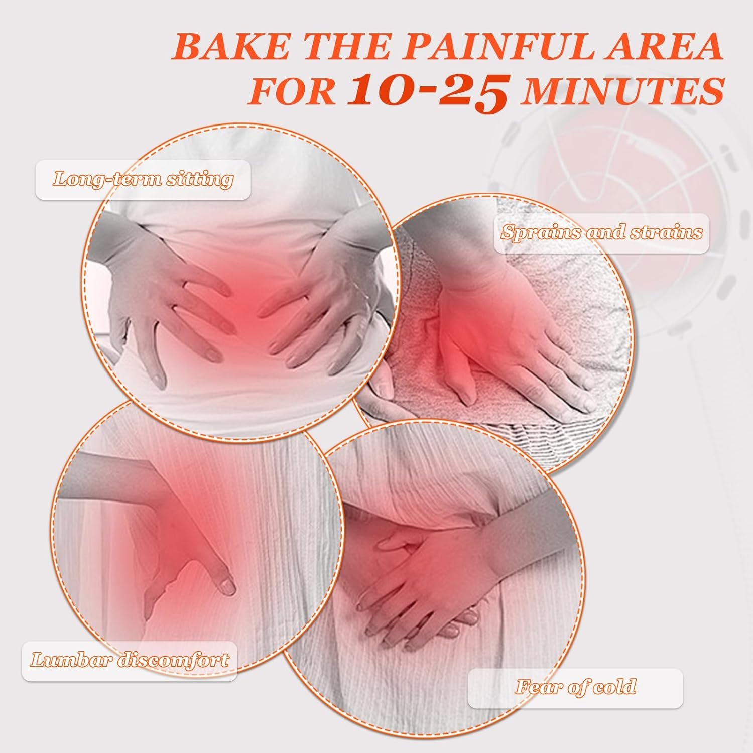 Double-Headed timed Infrared Light irradiate Lamps-275W, Near-Red Infrared Heat Lamp Two-in-One Cross Mobile Base with Folding Bracket, for Relieve Joint Pain and Muscle Aches Infrared Light - Image 6