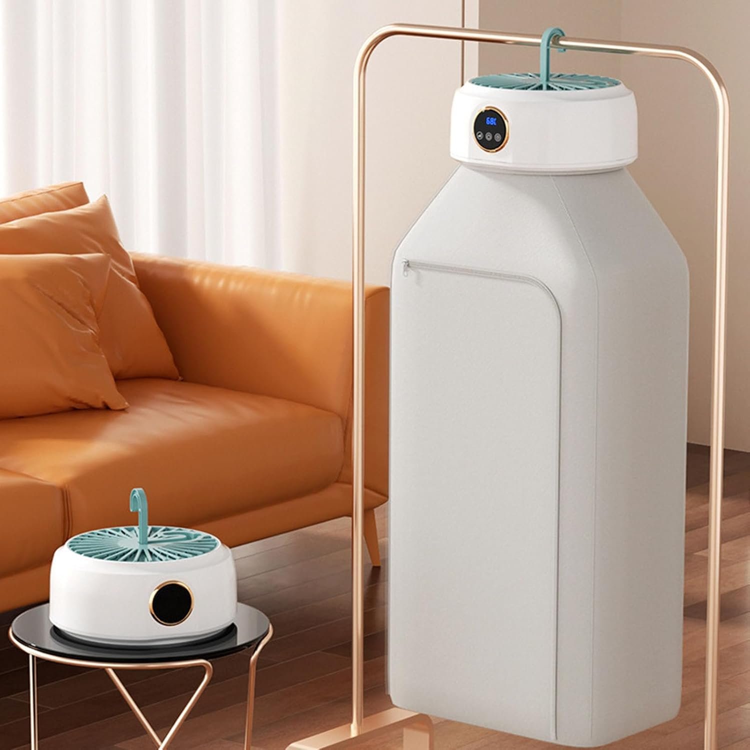 Portable Clothes Dryer - Foldable Mini Laundry Dryers with Dry Bag, Quick Drying Compact Electric Clothes Drying Machine for Travel, RV, Home (US Plug) - Image 3