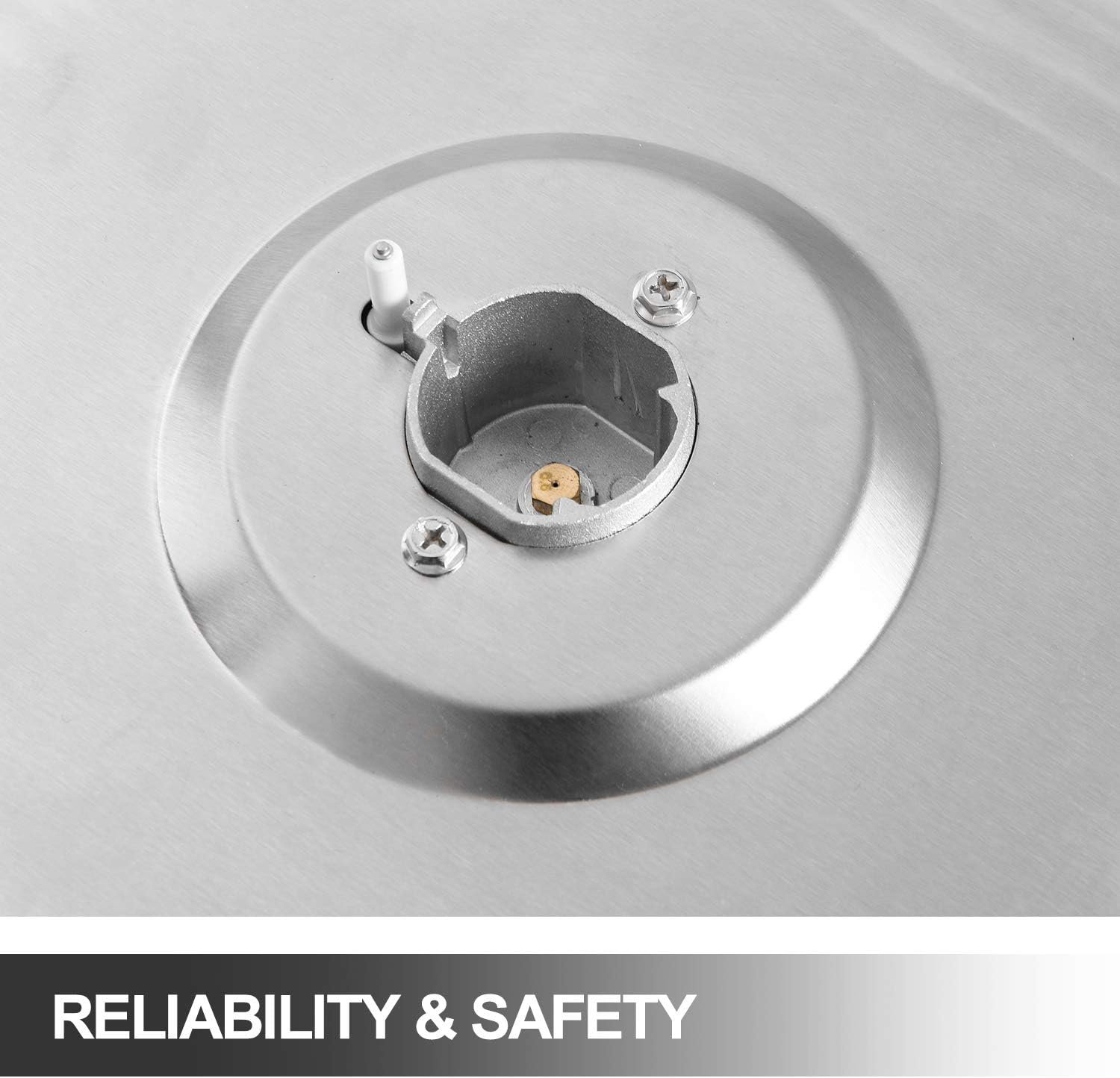 24″x20″ Built in Gas Cooktop 4 Burners Stainless Steel Stove with NG/LPG Conversion Kit Thermocouple Protection and Easy to Clean (20Wx24L) - Image 6