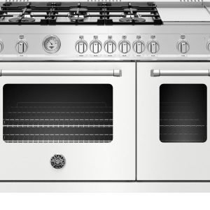 Bertazzoni MAST486GGASBIE† Master Series, 48" Gas Range, Matt White