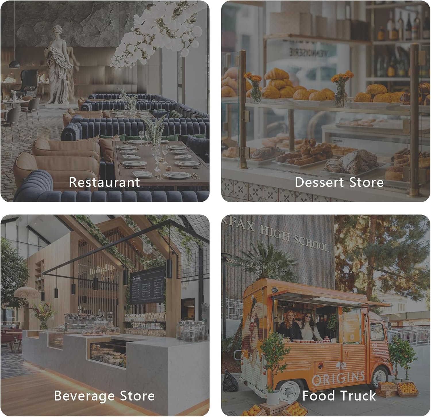 HCK Commercial Refrigerators 29" Reach-in Single Door Stainless Steel,Undercounter Worktop Refrigerator,7 Cu.ft Cooler for Restaurant, Bar, Shop - Image 7