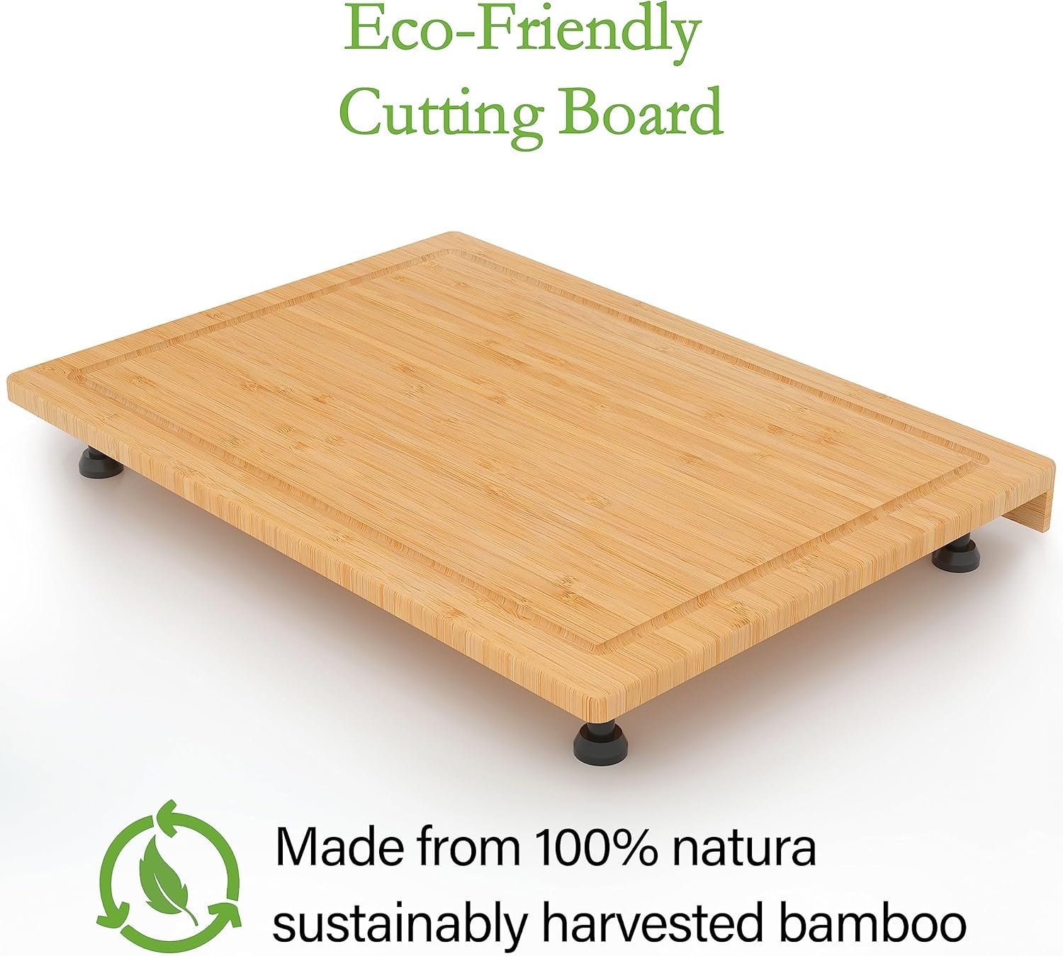 Stove Cover Board for Gas Stovetop - Raised Cutting Board with Legs and Juice Grooves, Adjustable Noodle Board Stove Cover for RV Stove Top (29.52"x21.65") - Image 6