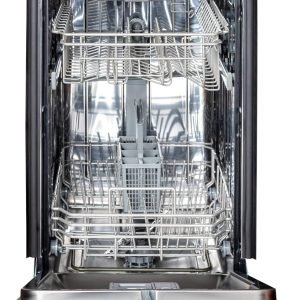 ZLINE 18 in. Top Control Dishwasher in Custom Panel Ready with Stainless Steel Tub