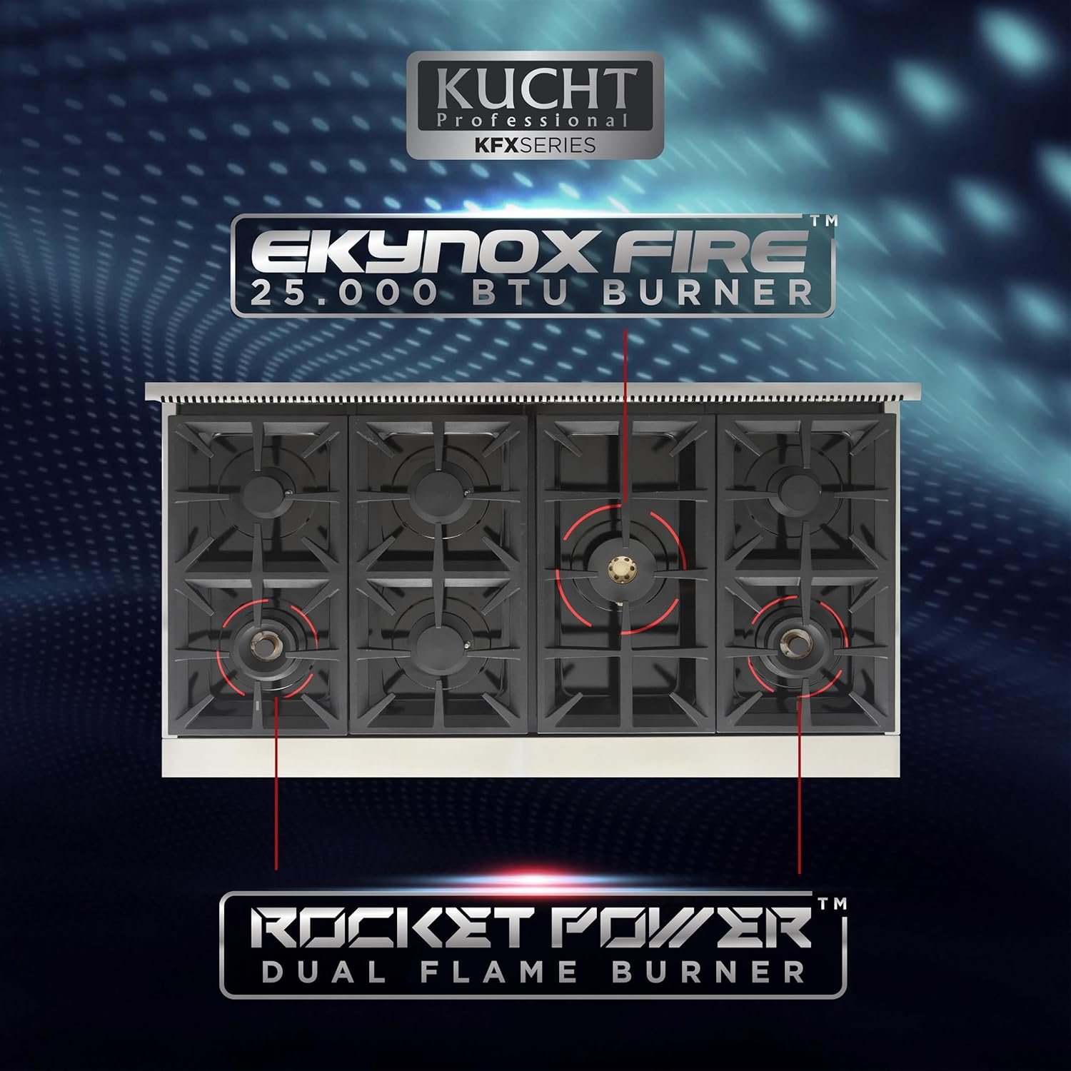 Kucht KFX4800X-S Gas Range, Stainless Steel - Image 6