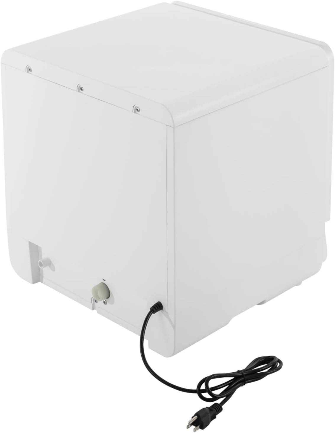 Portable Countertop Dishwasher with Water Tank 590W Mini Dishwasher with Five Wash Modes 360° Rinsing 167℉ High-Temp& Air-Dry Function White Tabletop Dishwasher for RVs - Image 4