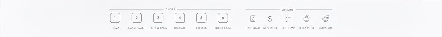 Kenmore 24" Built-In Stainless Steel Tub Dishwasher with SmartWash, UltraWash, SmartDry Plus, MoreSpace Adjustable Rack and Leak Detect, Energy Star Certified, White - Image 12