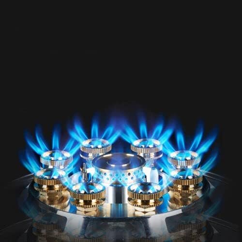 Gas Stove, 28.74" x 16.14" Tempered Glass Built-in Stove Cooker, NG Gas Cooktop for Commerial or Home, Kitchen Cooktop Hob Cooker - Image 4