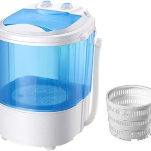 Portable Mini Clothes Washing Machine for Compact Laundry,with Spin Dryer,Electric Durable Design Washer,for Camping Apartments Dorms Business.