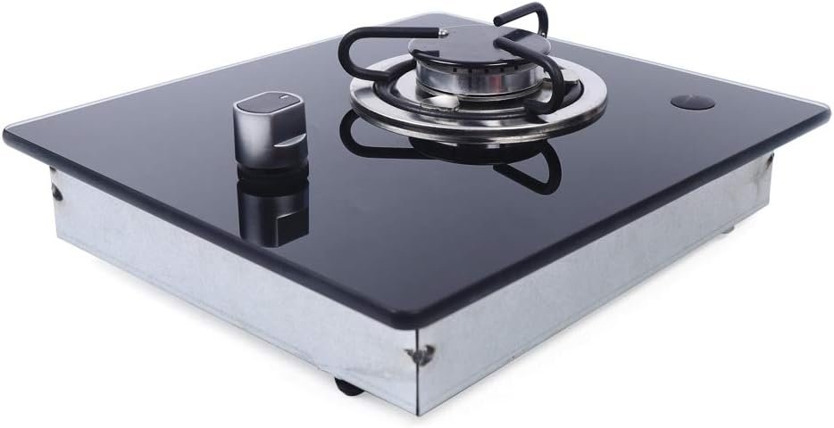 Propane Gas Cooktop Tempered Glass Gas Stove 11.4" Built-in LPG Gas Hob Cooktop Portable Stove with 1 Burner, Auto Ignition Camping 1 Burner LPG for Boat,RV,Apartments,Outdoor - Image 3