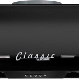 Unique Appliances UGP-30CR RH B Classic Retro, Electric Range Hood with 3 Fan Speeds and 2 LED Lights, 110-120 V, 30", Midnight Black