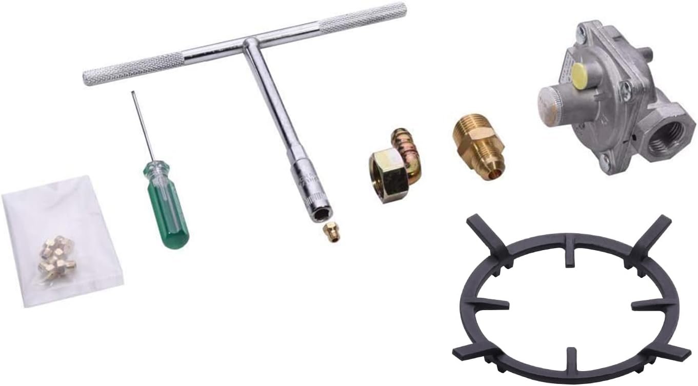 Gas Cooktop 30 Inch, Stainless Steel 5 Burners Built-in Gas Stovetop Propane/Natural Gas Convertible Stove Top Dual Fuel Gas Hob - Image 7