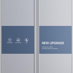 Portable Dryer, Electric Dryer, 1500 Watt Powerful 220V Foldable Drying Rack, Energy Efficient Portable Dryer for Apartments, Indoors, Travelling, RVs(Gray,170cm)