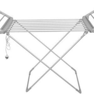 Electric Clothes Dryer 20 Bars Winged Electric Heated Clothes Airer Towel Warmer 230W Electric Dryer Horse Rack Laundry Drying Rack