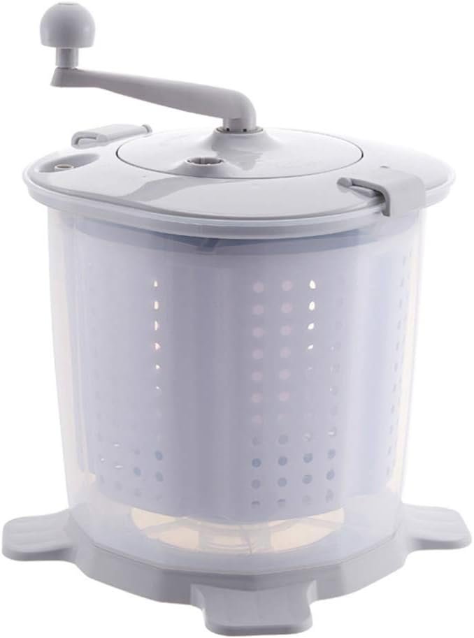 Portable Eco Mini Washing Machine | Hand Cranked Manual Clothes Non-Electric Washing Machine and Spin Dryer,Easy to Use, Suitable for RVs, Camping