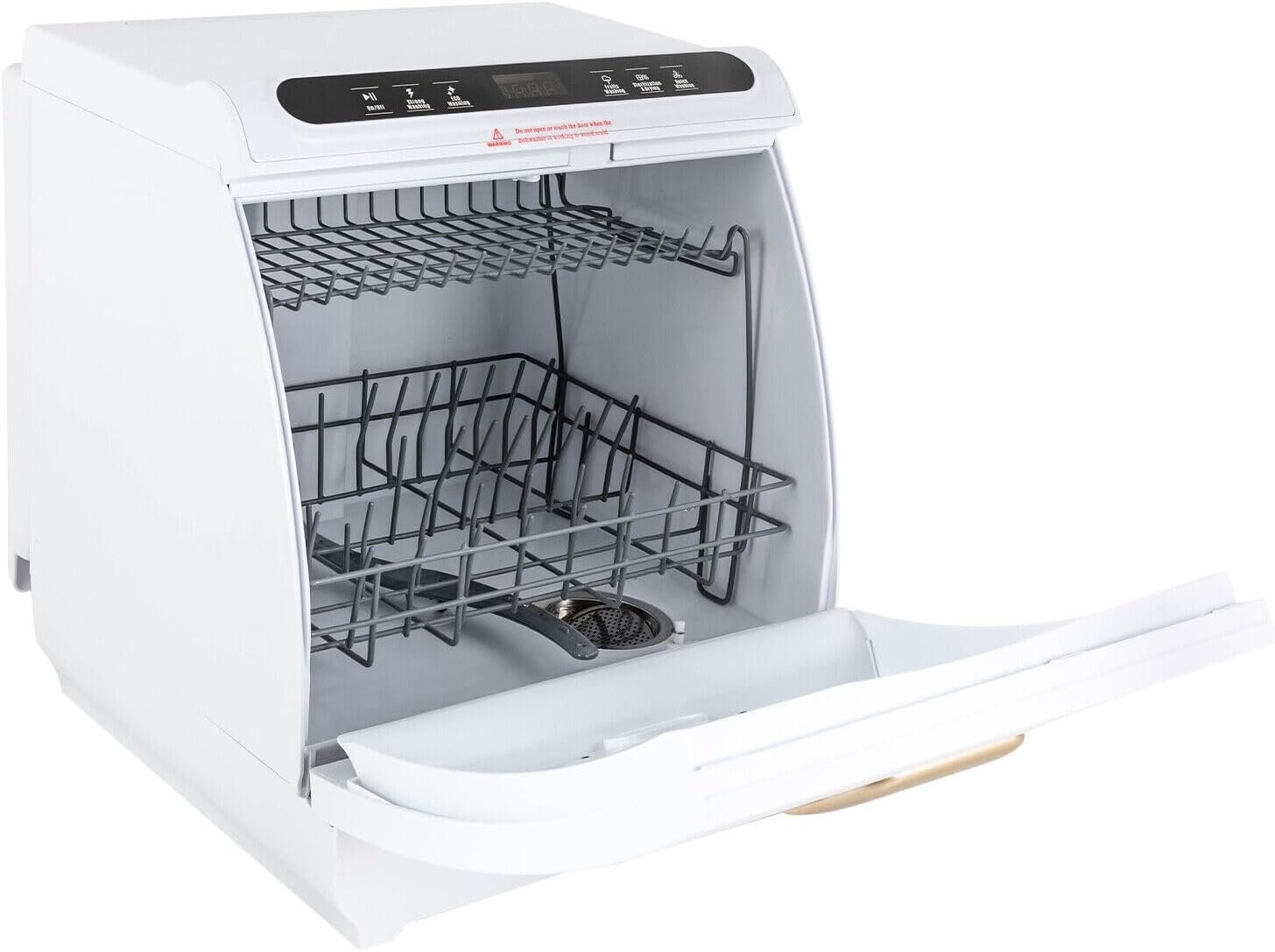 Xuthusman 900W 8 Sets Countertop Dishwasher with 7L Built-in Water Tank Dual Spray Dish Washing Machine 5 Washing Programs Deep Cleaning Air Drying - Image 6