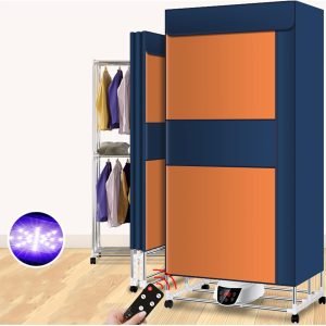 Electric Clothes Dryer, Electric Drying Rack, Fast Drying Multi-Speed Indoor Clothes Airer, Foldable Touch Screen Clothes Airer Indoor Folding Winter The New
